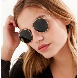 Ray Ban Round Metal Sunglasses